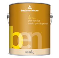 ben Waterborne Interior Paint- Flat 625